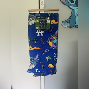 Disney stitch LA dodgers beach towel !